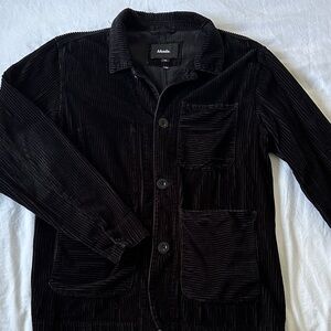 Afends Black Corduroy Shirt Jacket
